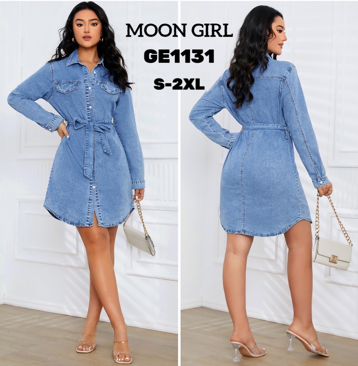 Sukienka Jeansy Damska