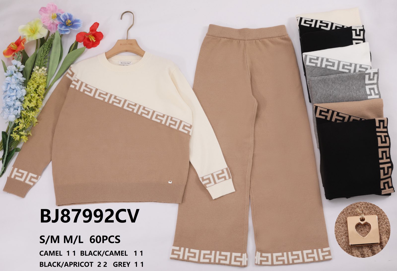 Komplet Sweter Damska