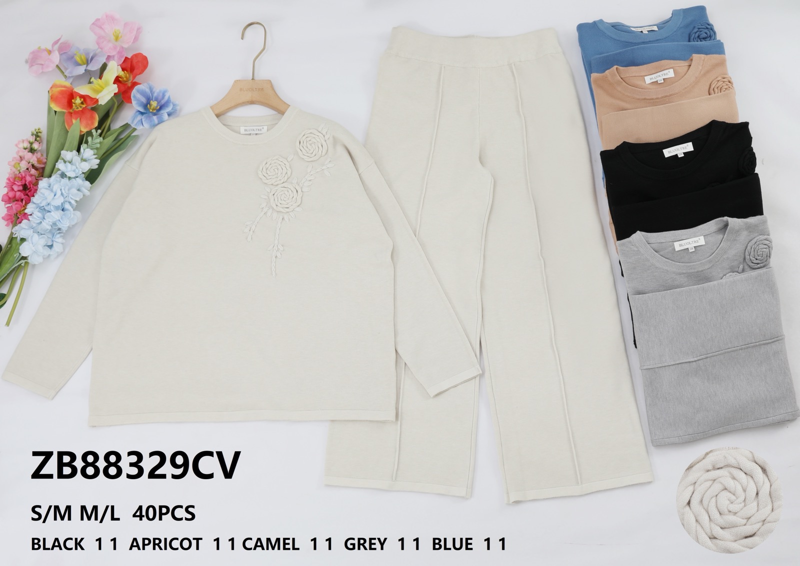 Komplet Sweter Damska