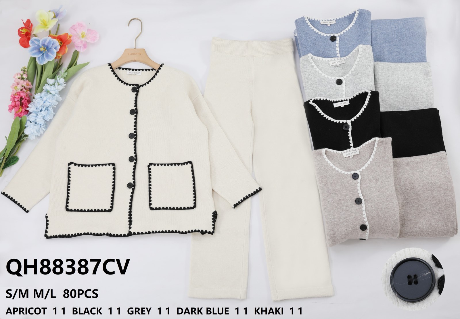 Komplet Sweter Damska