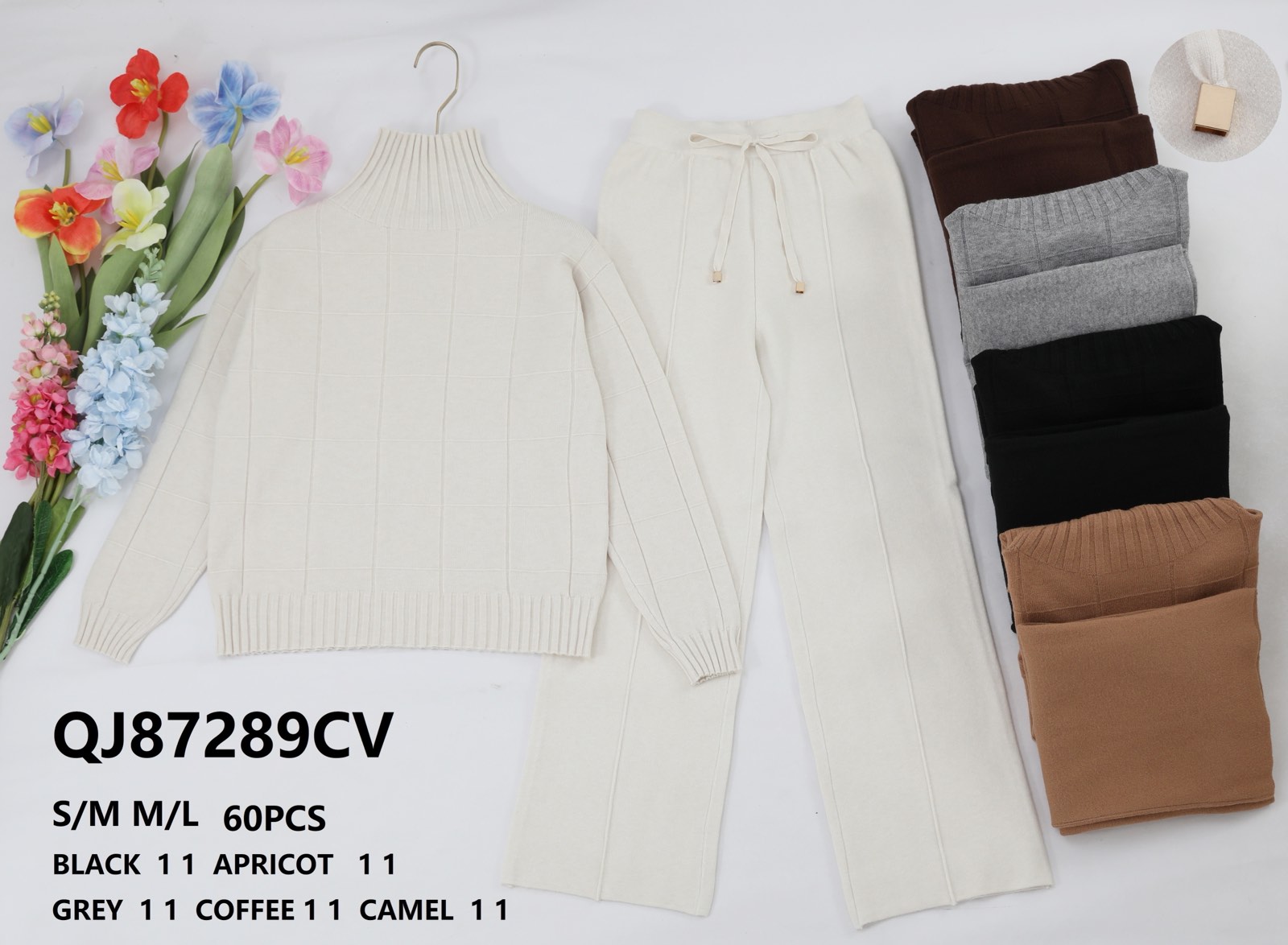 Komplet Sweter Damska