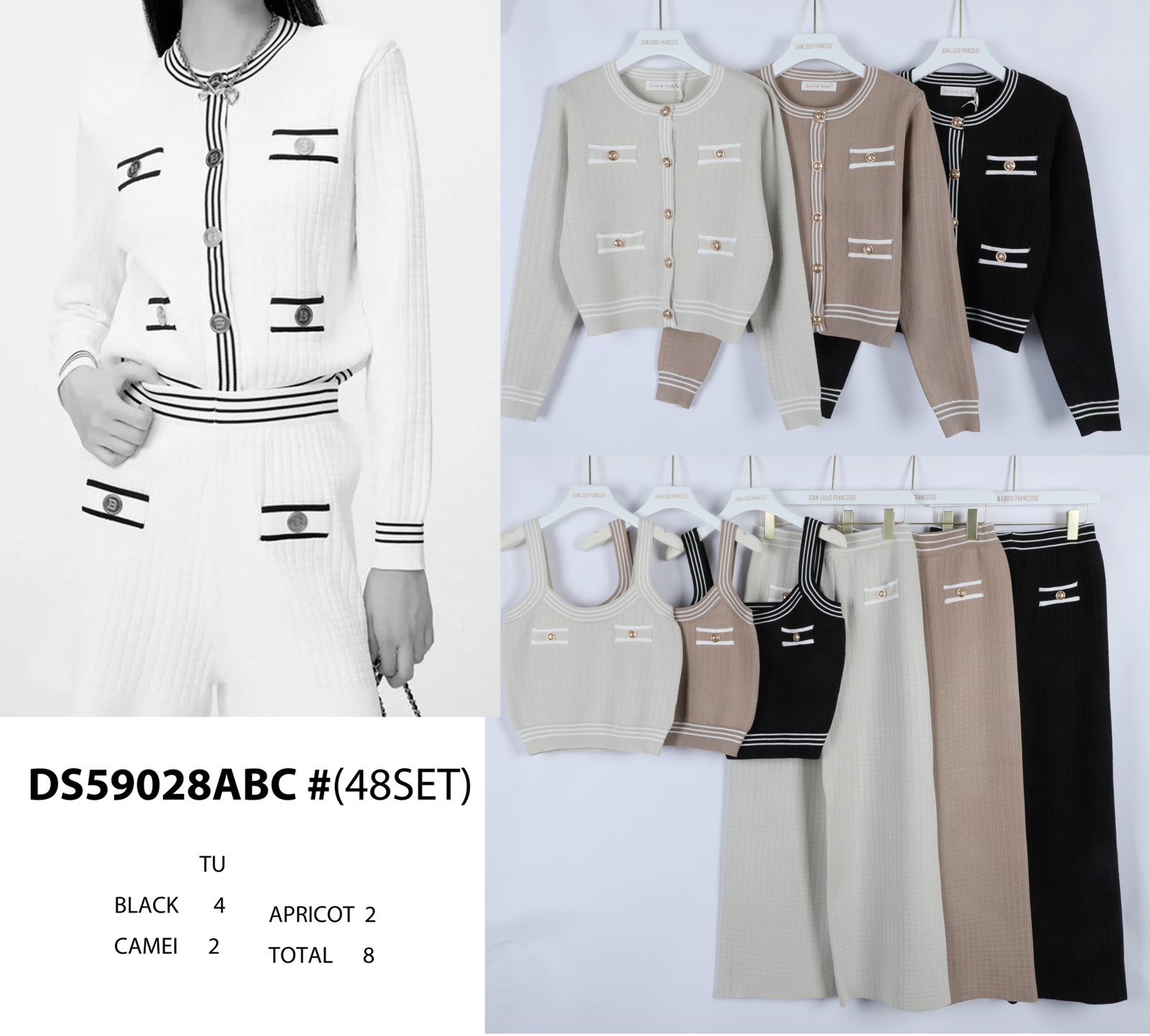 Komplet Sweter Damska