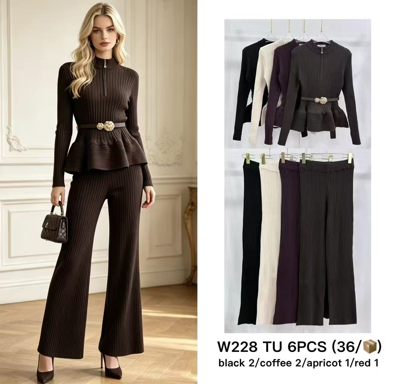 Komplet Sweter Damska