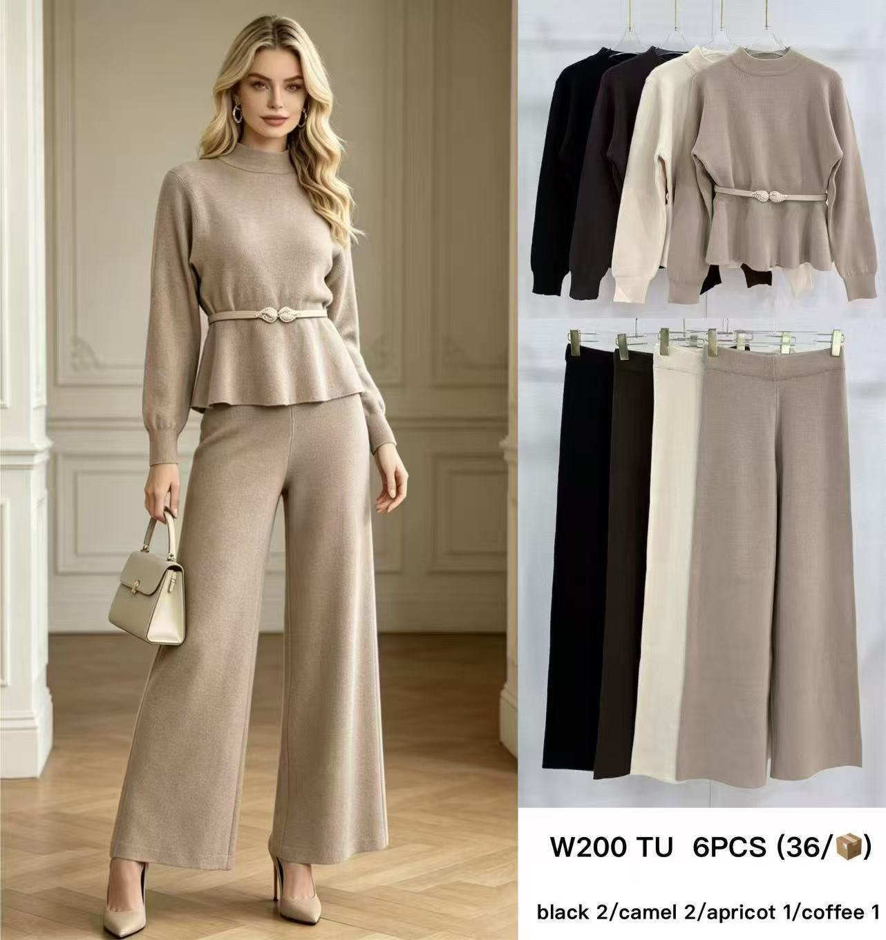 Komplet Sweter Damska