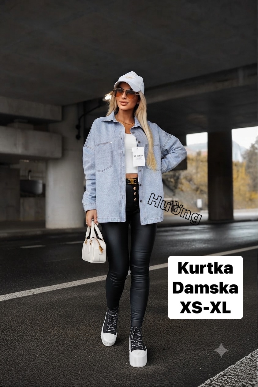 Kurtka Jeansowa Damska