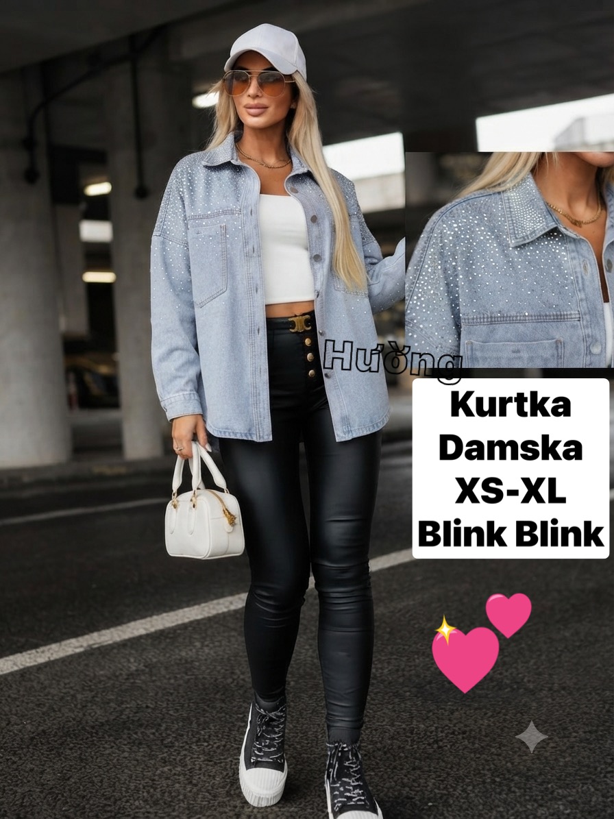 Kurtka Jeansowa Damska