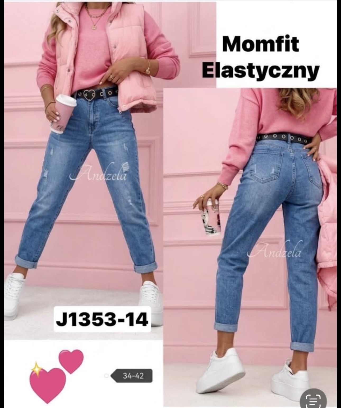 Jeansy Damska