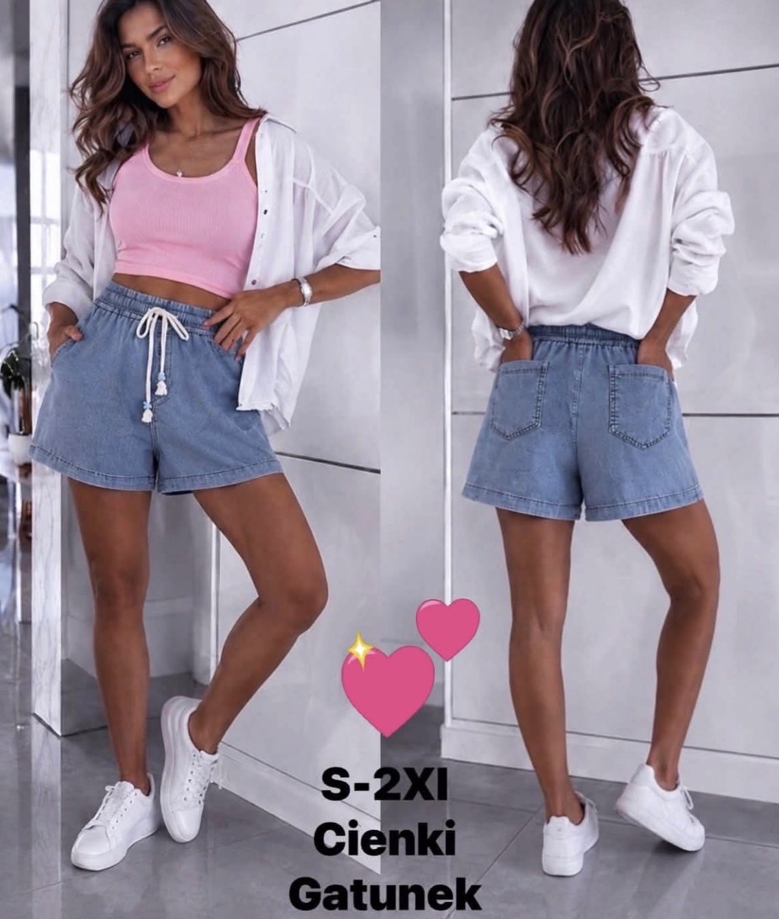 Szorty Jeansy Damska