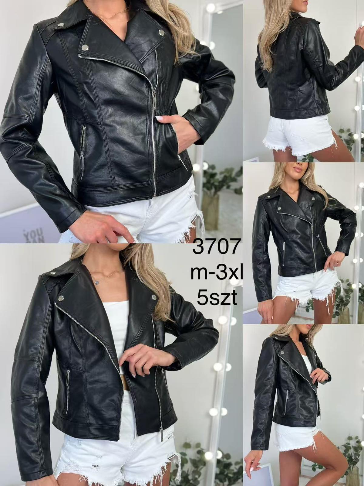Kurtka Skórzana Damska