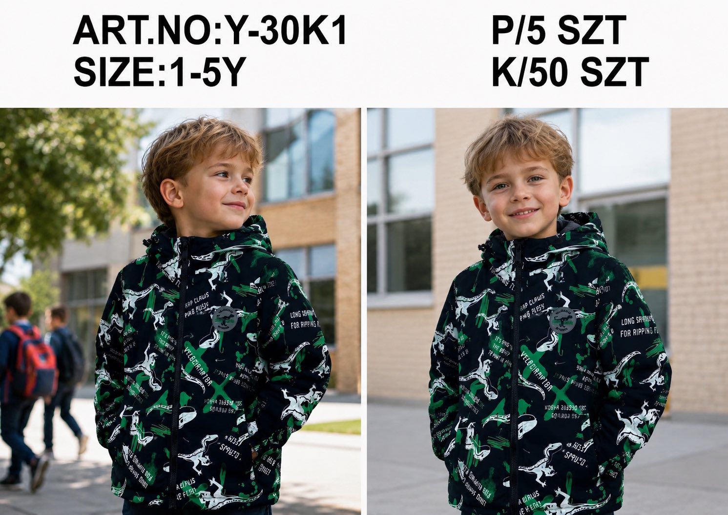 Kurtka Na Wiosnę Chłopięca