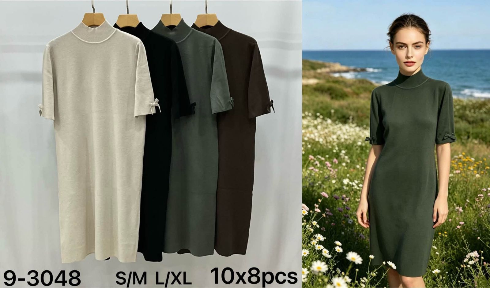 Sukienka Sweter Damska