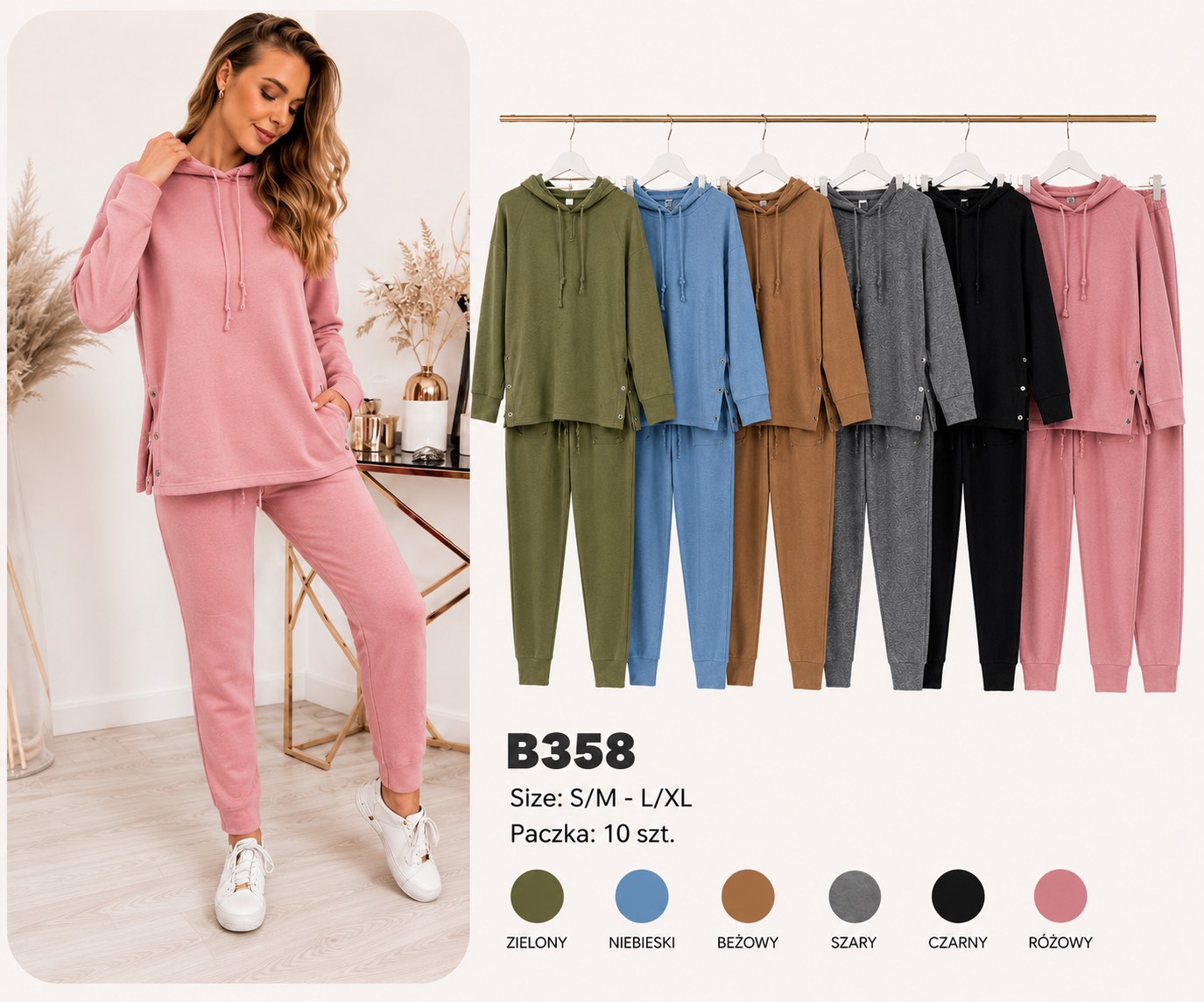 Komplet Sweter Damska