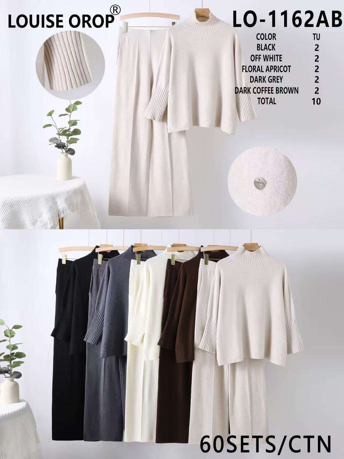Komplet Sweter Damska
