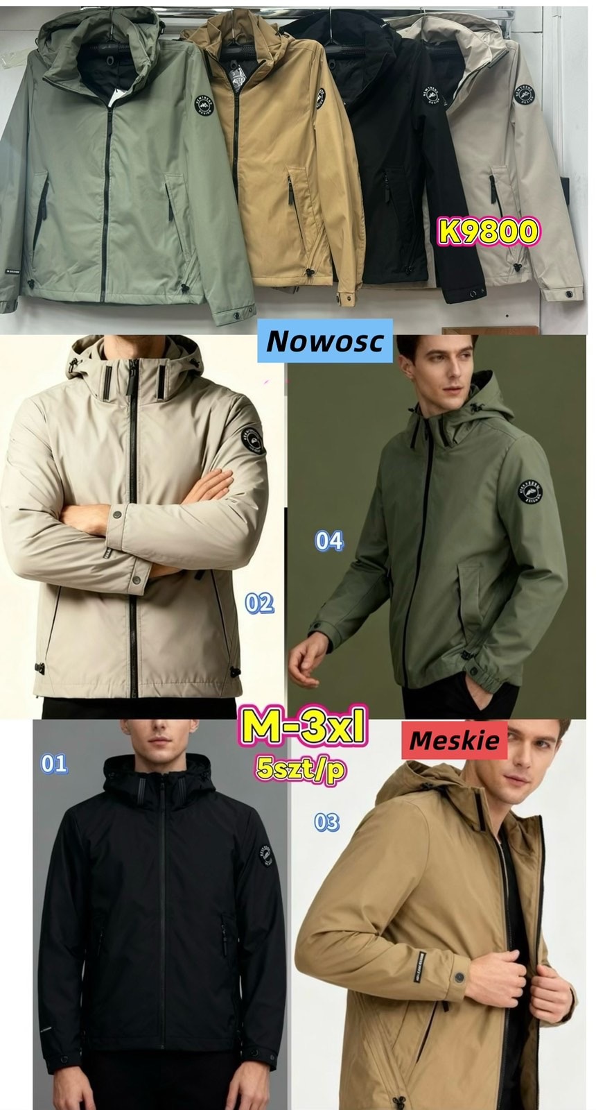 Kurtka Męskie