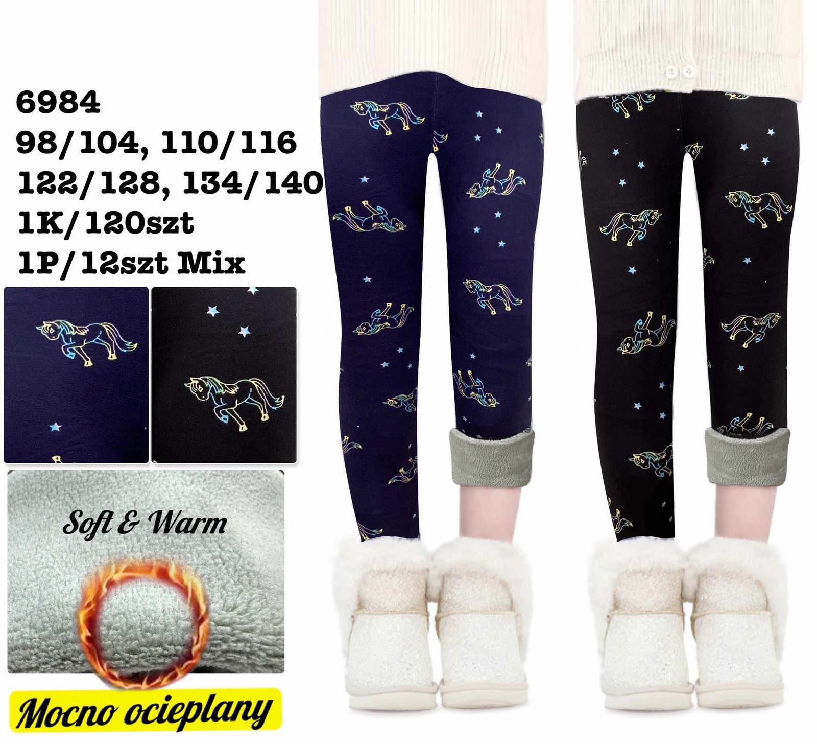 Legginsy Ocieplane Dziecięca