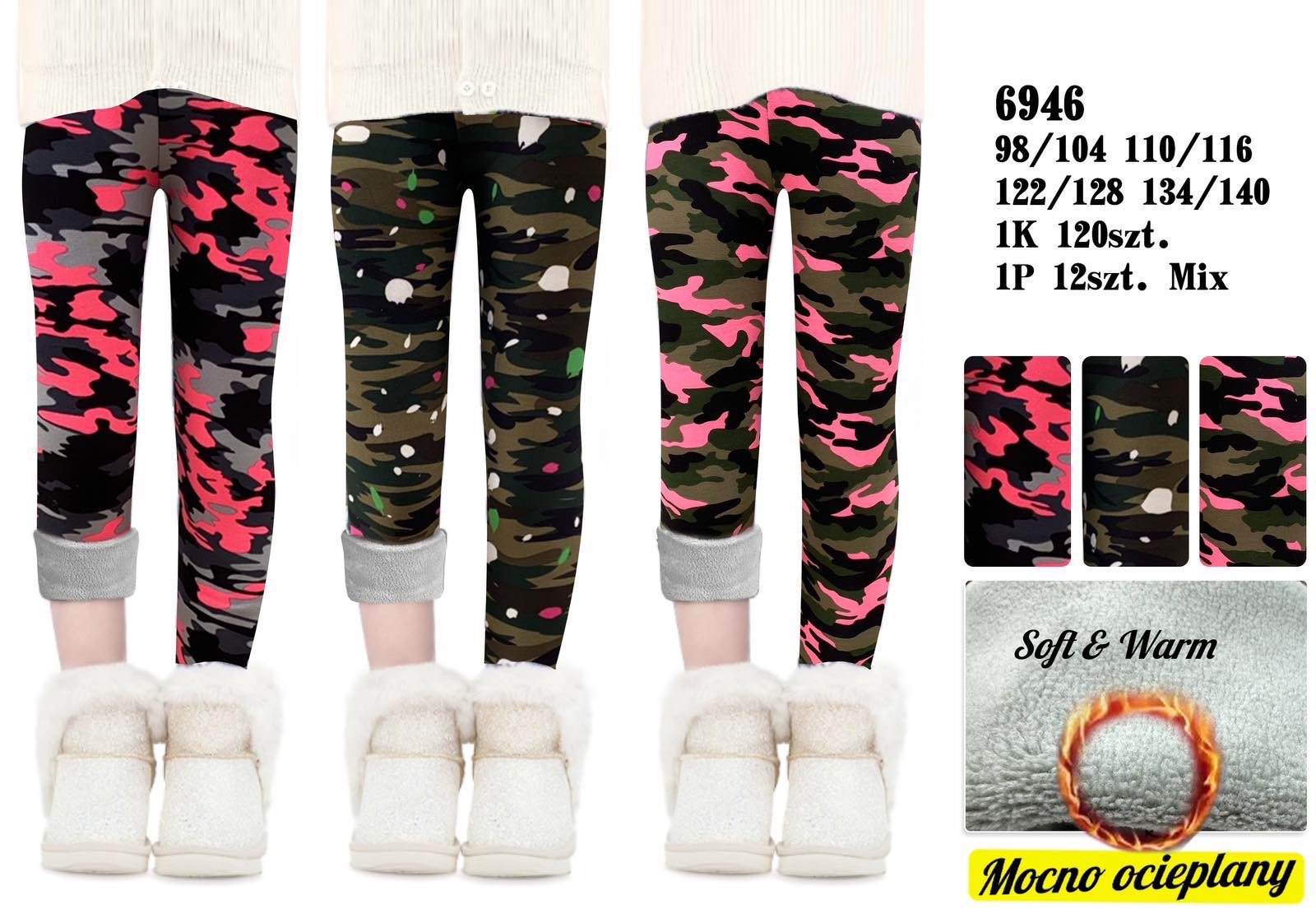 Legginsy Ocieplane Dziecięca