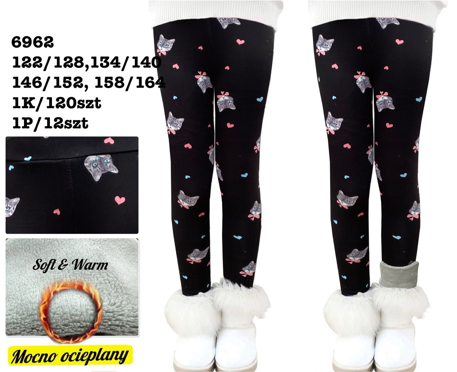 Legginsy Ocieplane Dziecięca