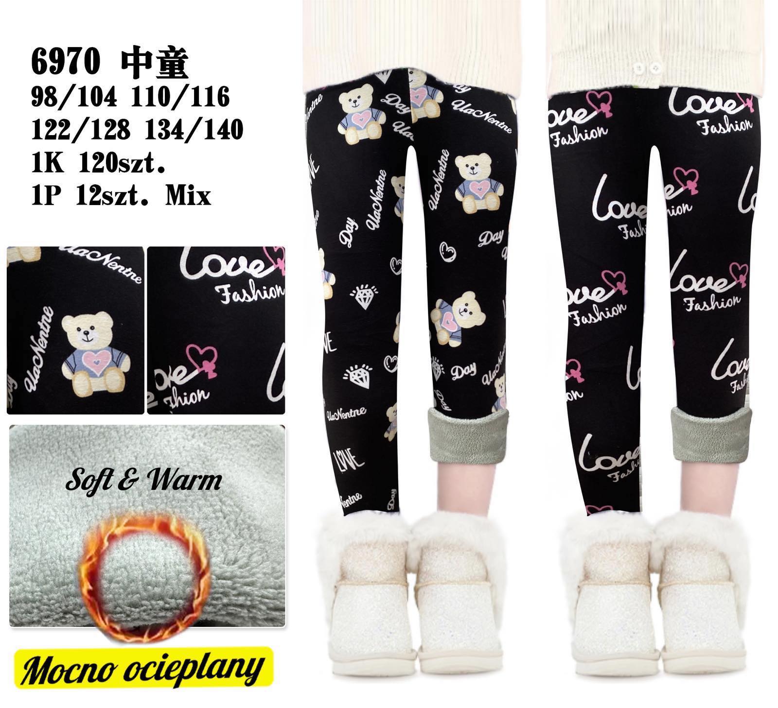 Legginsy Ocieplane Dziecięca