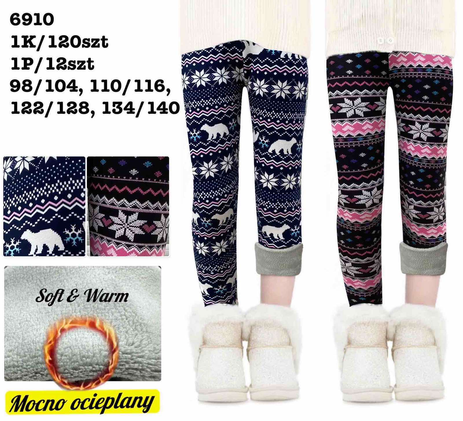 Legginsy Ocieplane Dziecięca