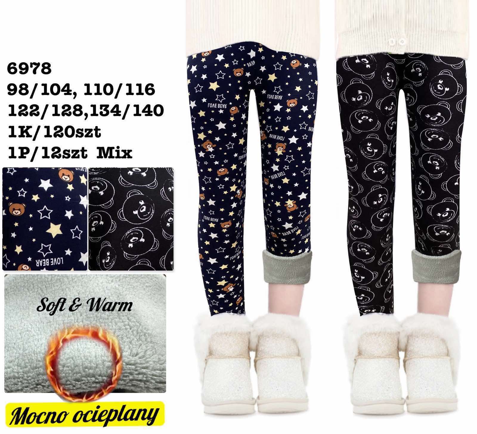 Legginsy Ocieplane Dziecięca