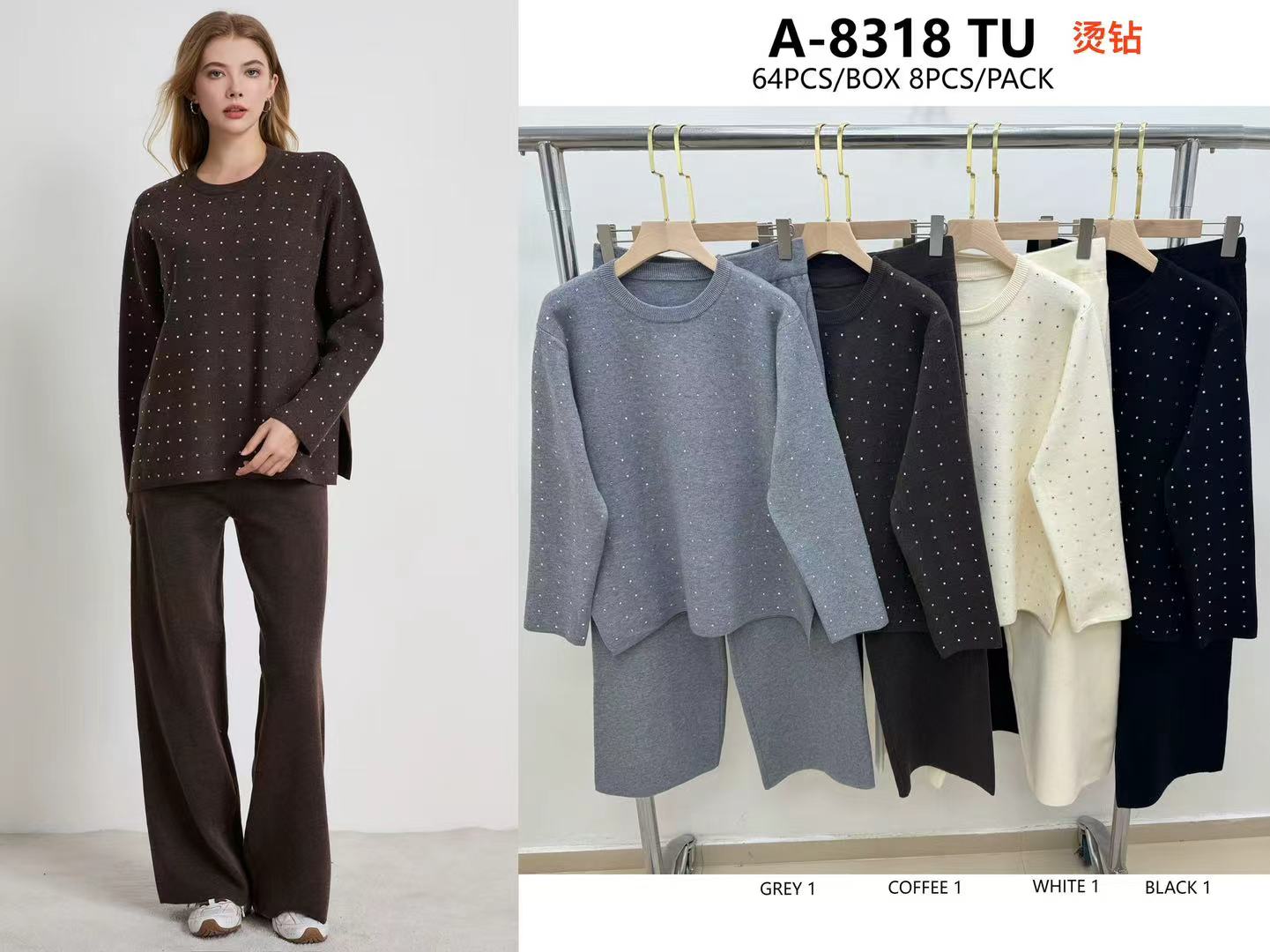 Komplet Sweter Damska