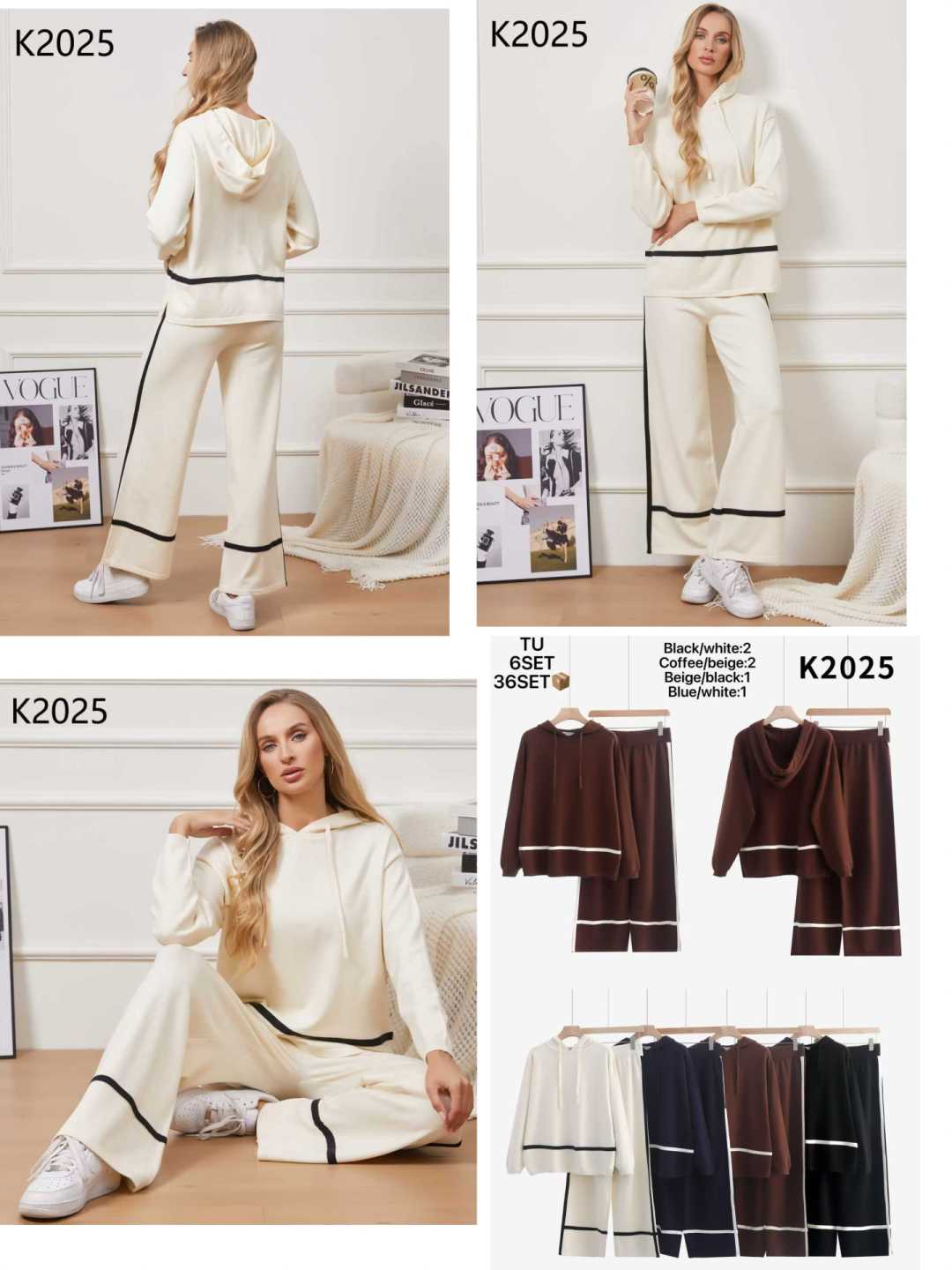 Komplet Sweter Damska