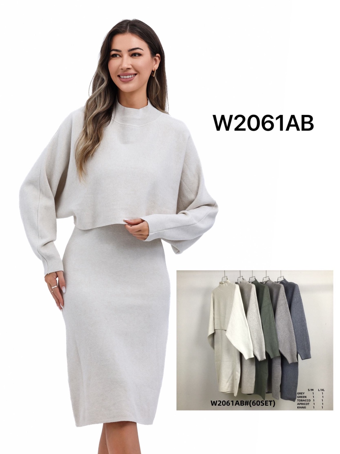 Komplet Sweter Damska