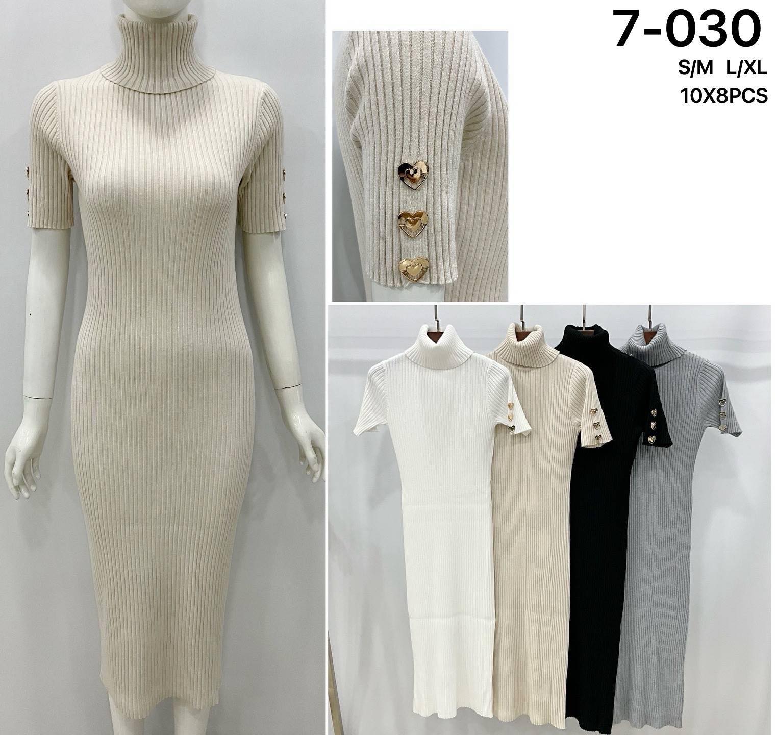 Sukienka Sweter Damska