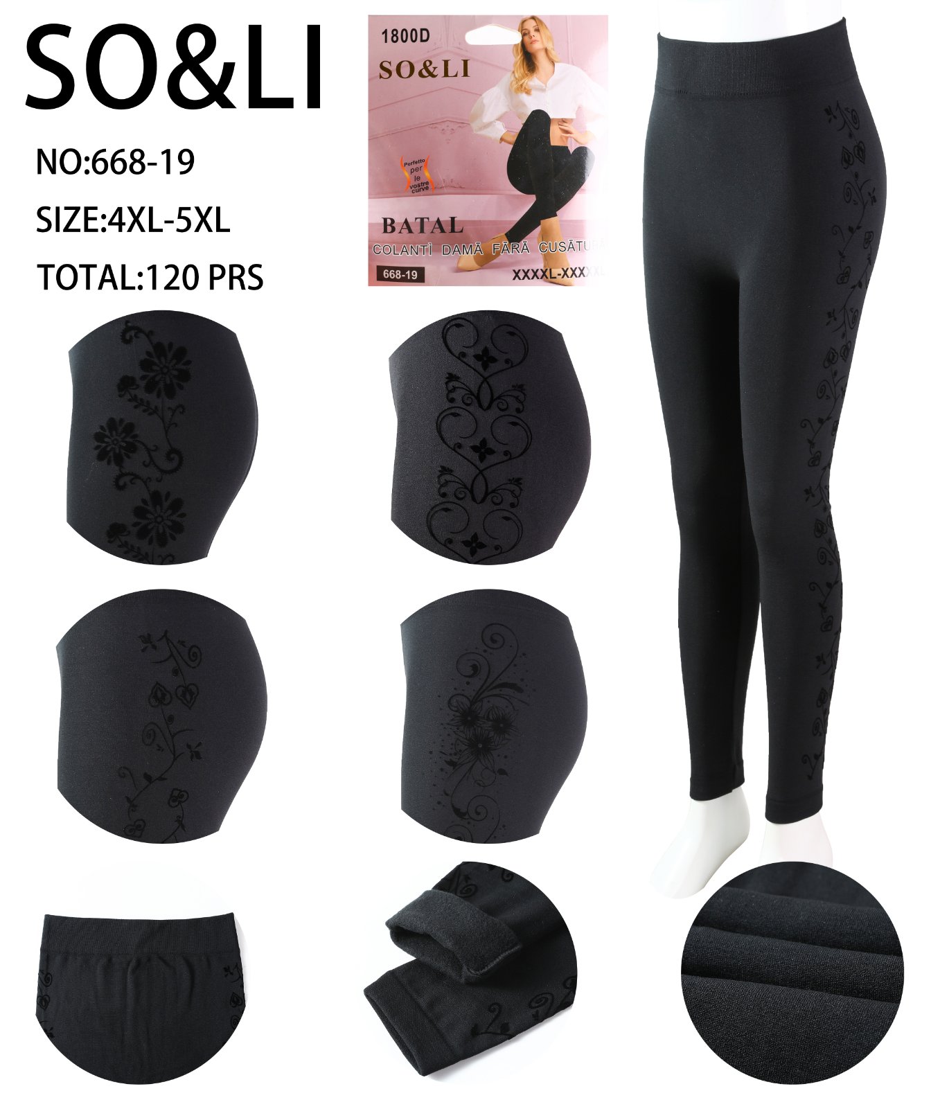 Legginsy Ocieplane Damska