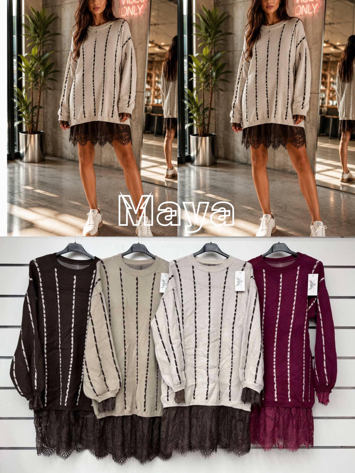 Sukienka Sweter