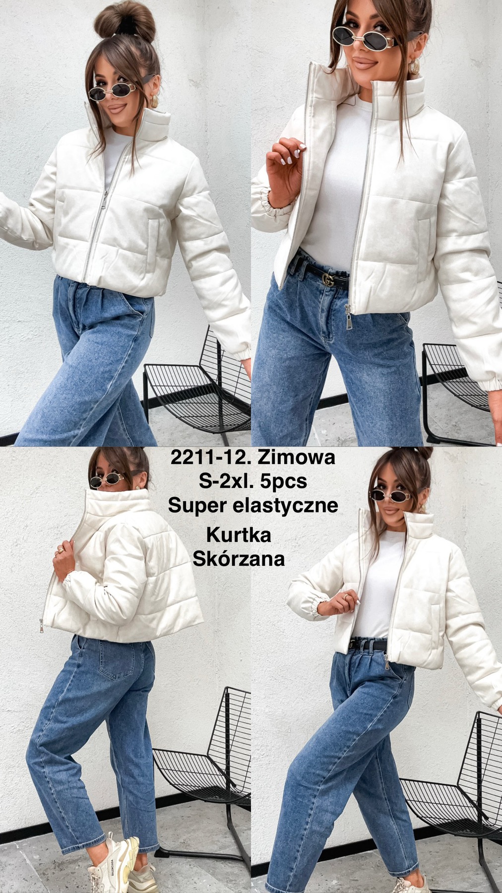 Kurtka Zimowa skórzana