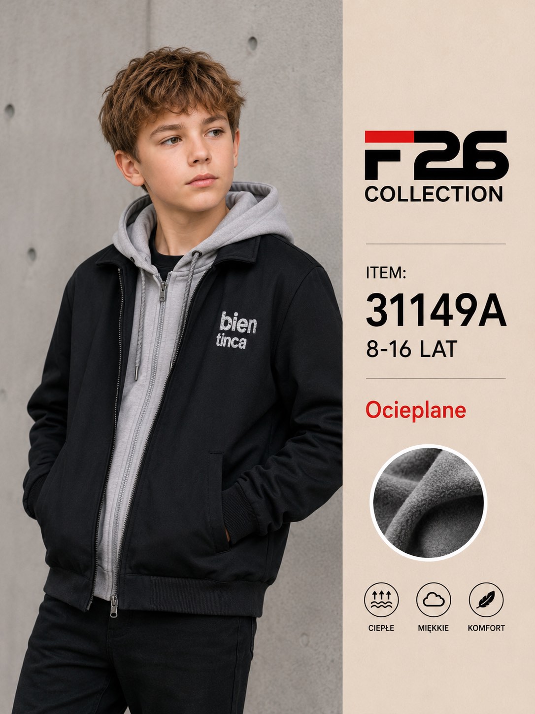 Bluza Ocieplane Chłopięca