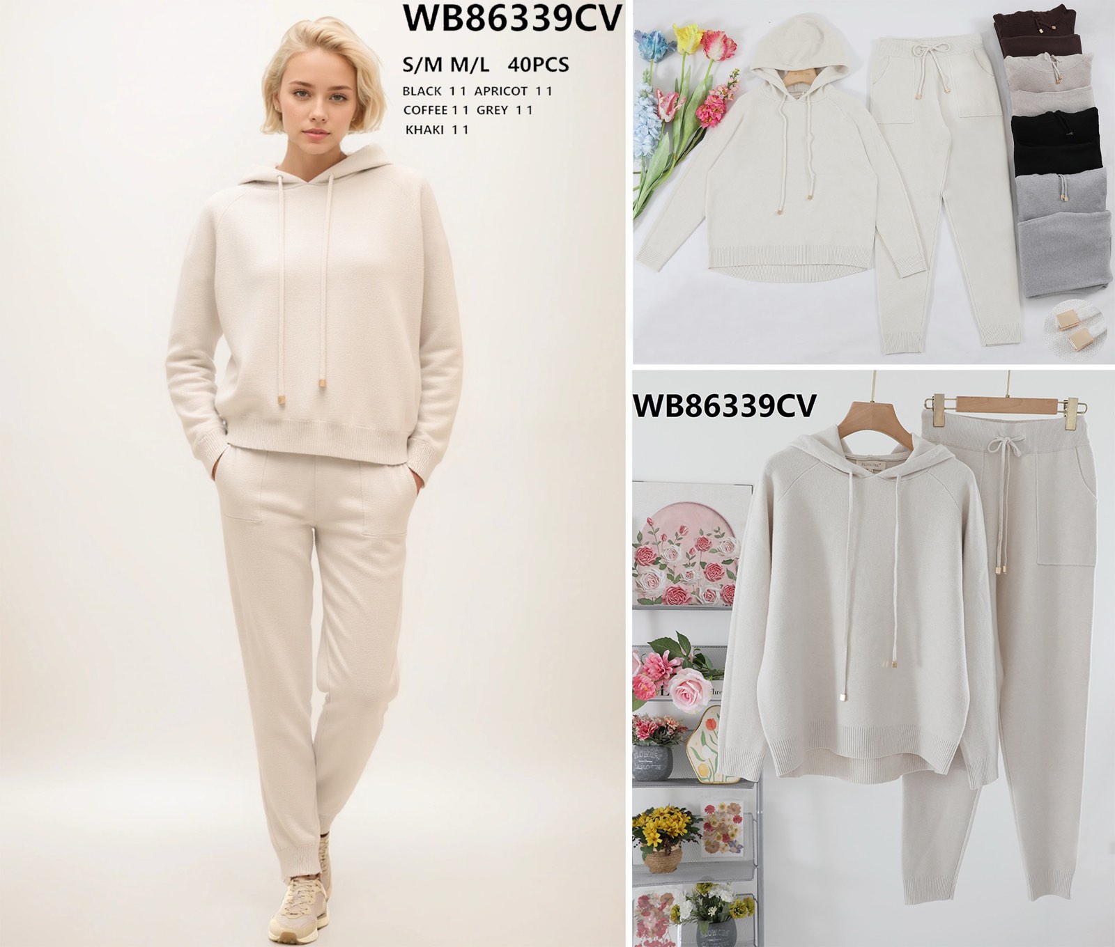 Komplet Sweter Damska