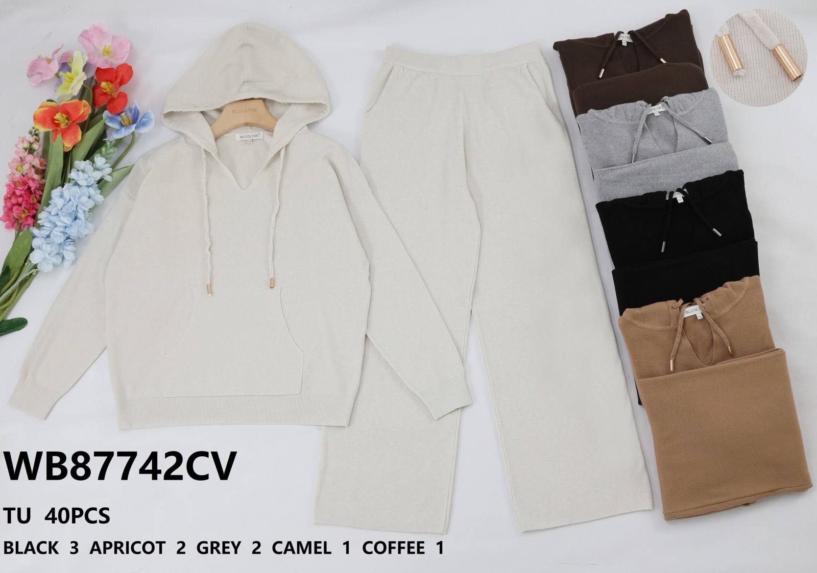 Komplet Sweter Damska