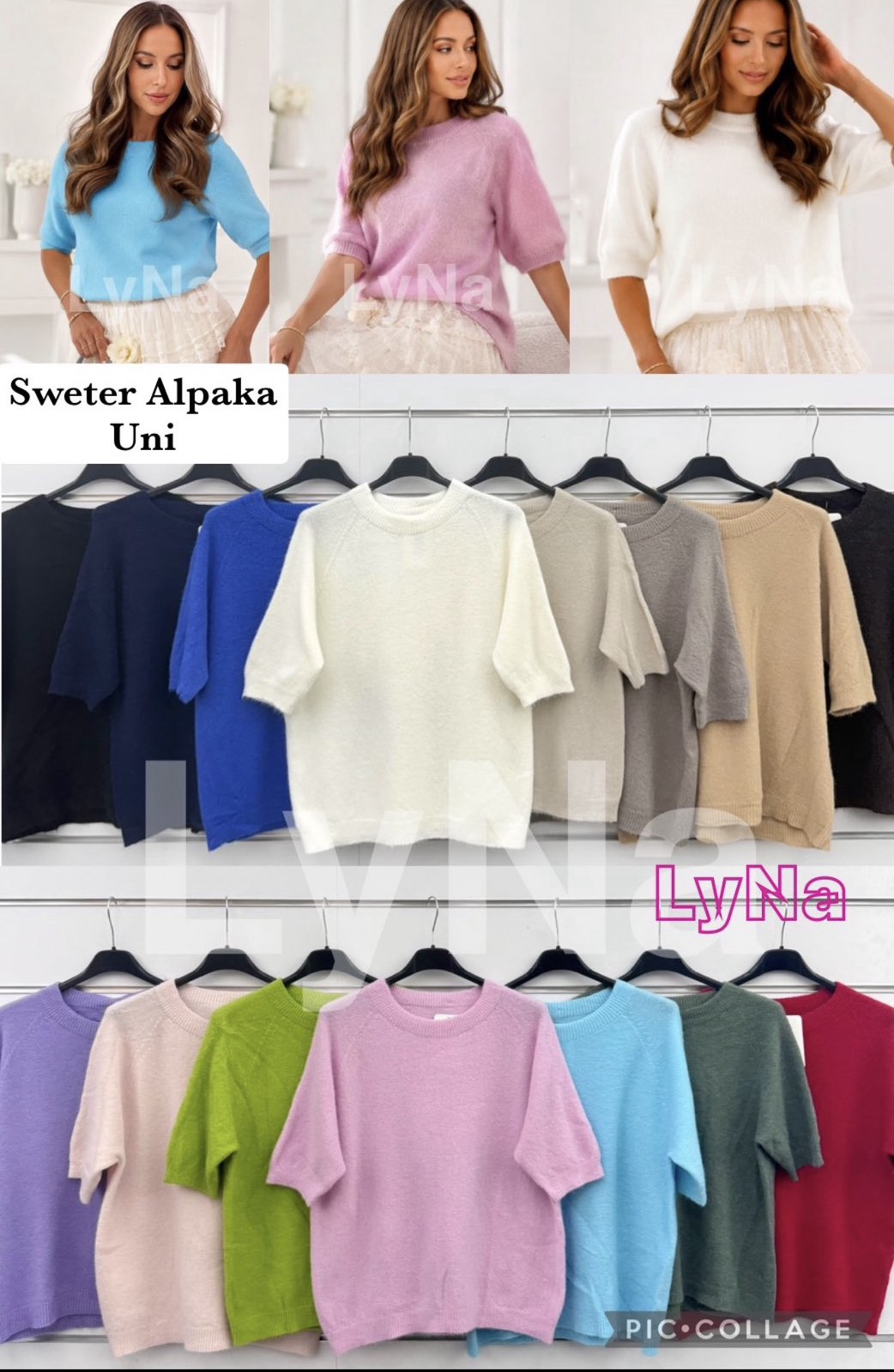 Sweter Alpaka Damska