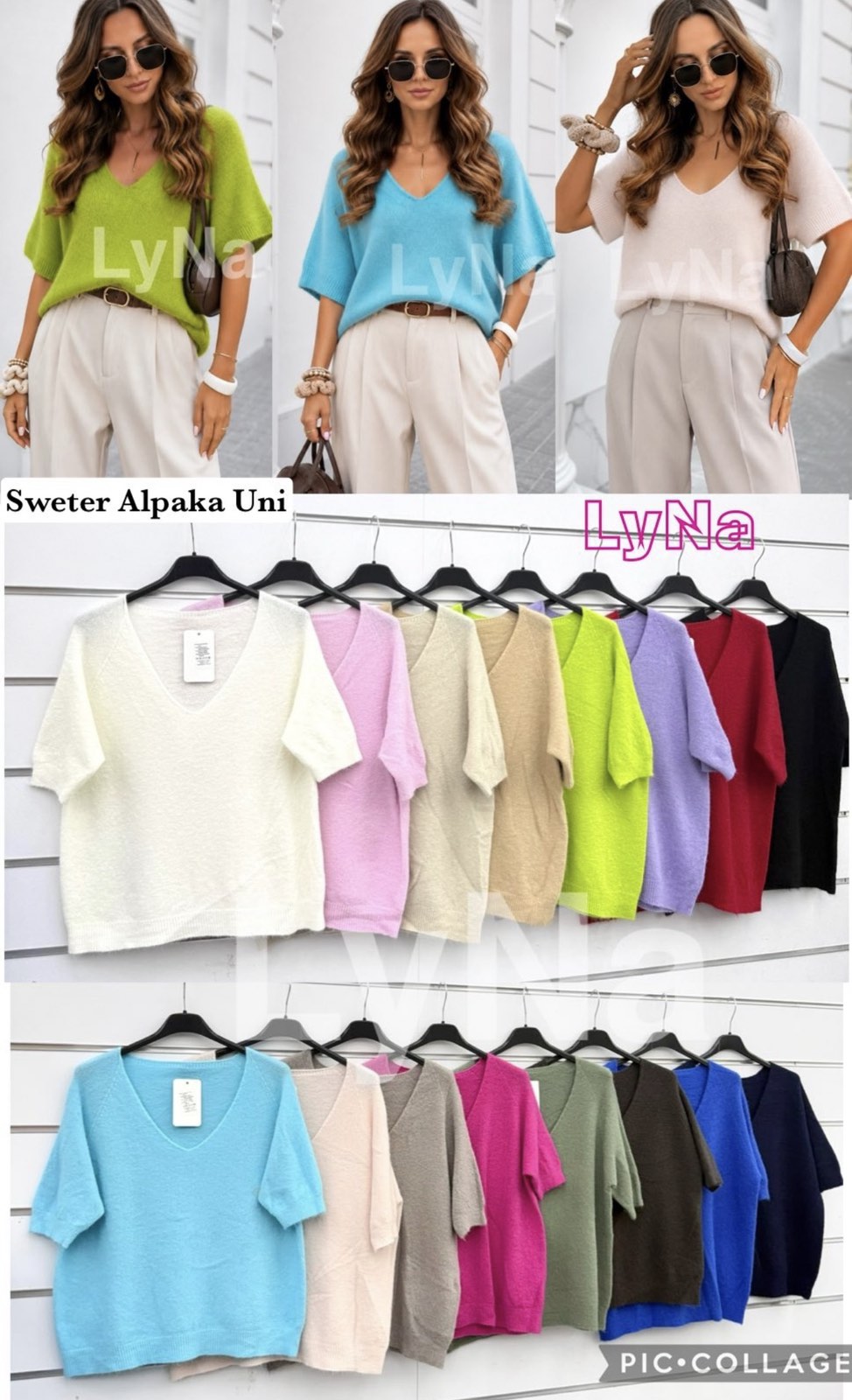 Sweter Alpaka Damska