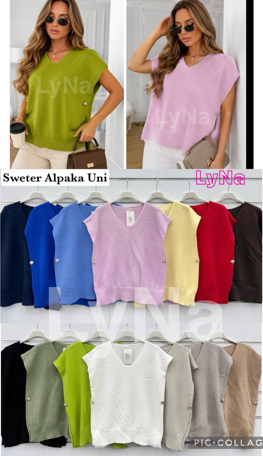 Sweter Alpaka Damska