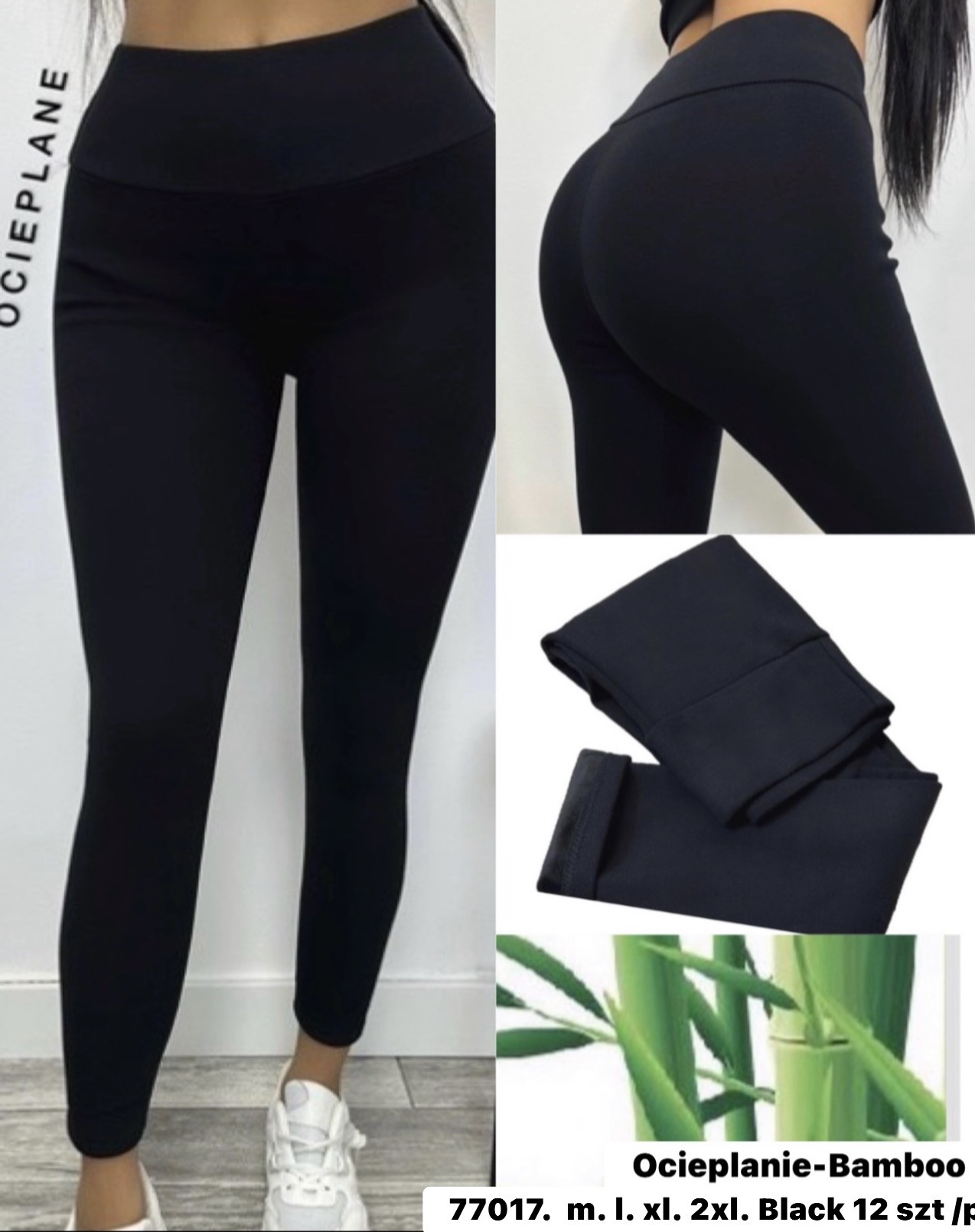 Legginsy Ocieplane Damska
