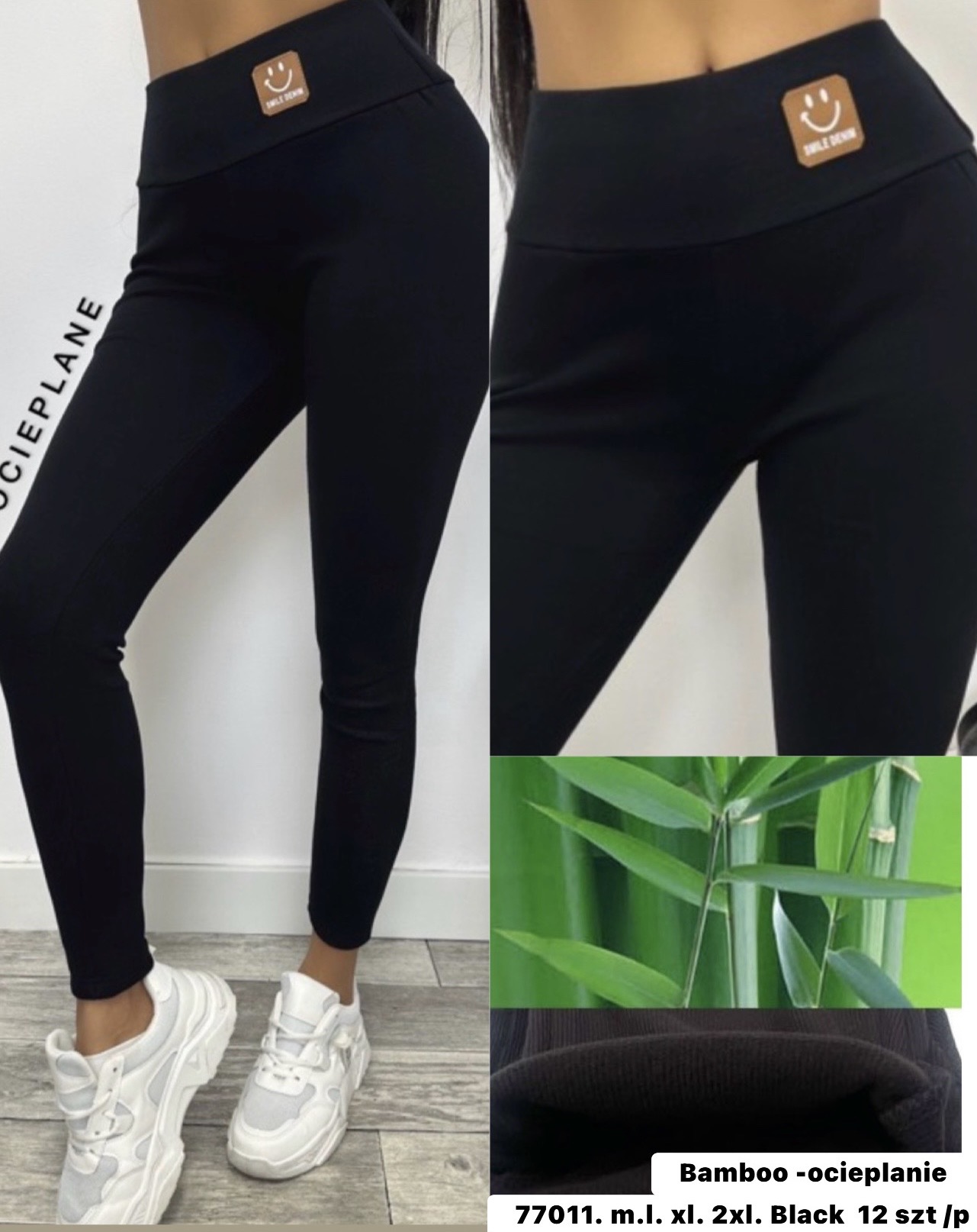 Legginsy Ocieplane Damska