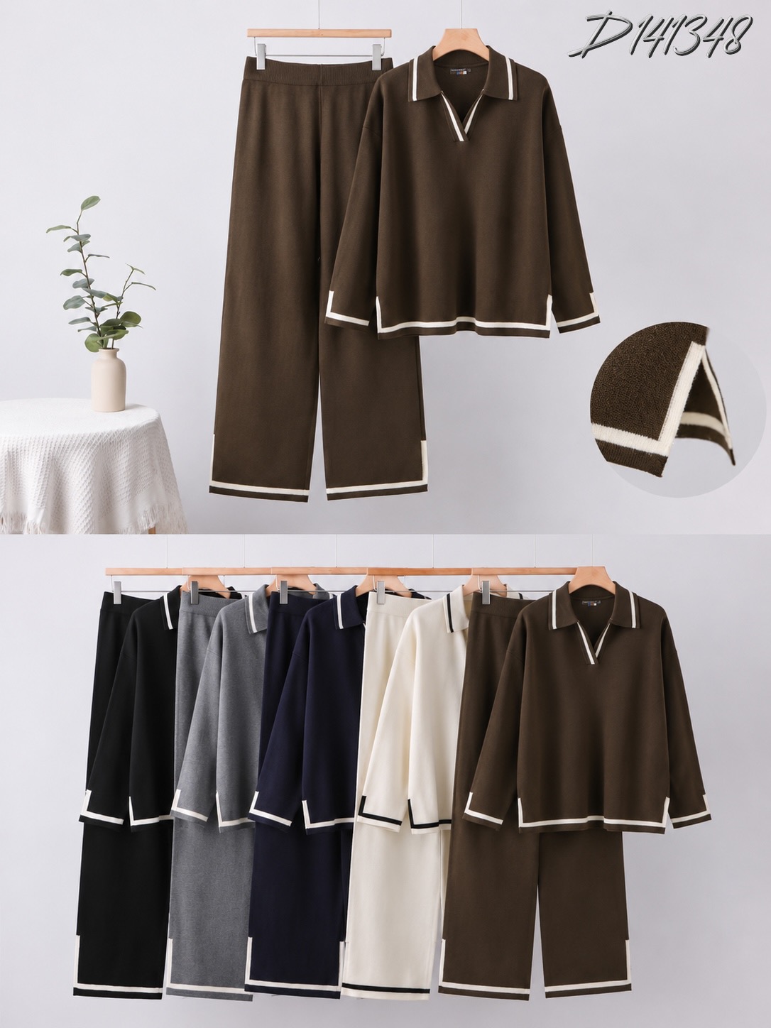 Komplet Sweter Damska