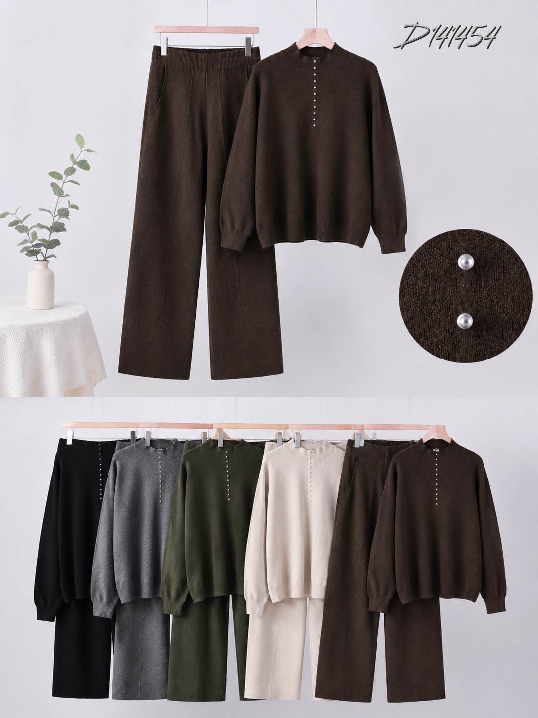 Komplet Sweter Damska