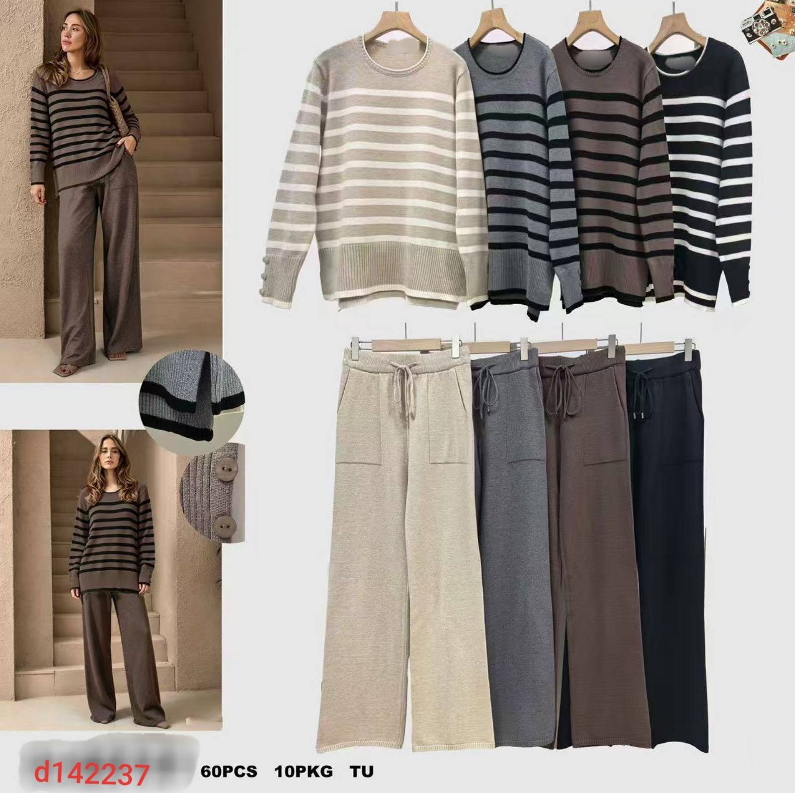 Komplet Sweter Damska