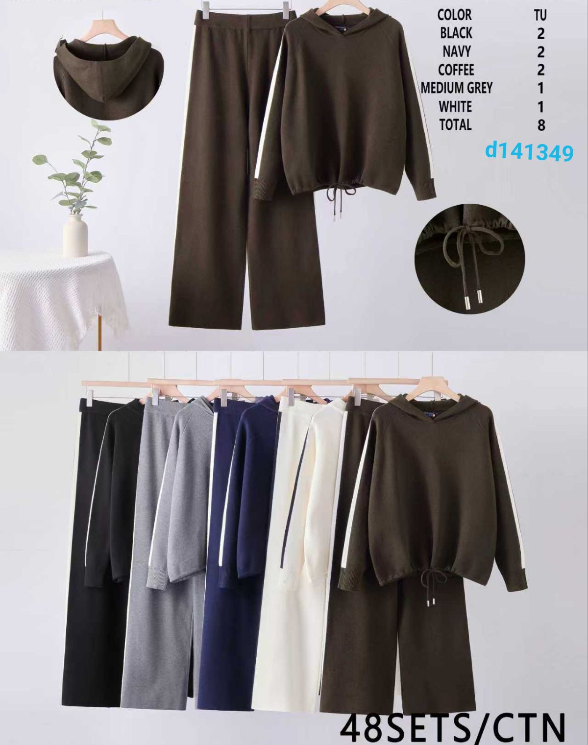 Komplet Sweter Damska
