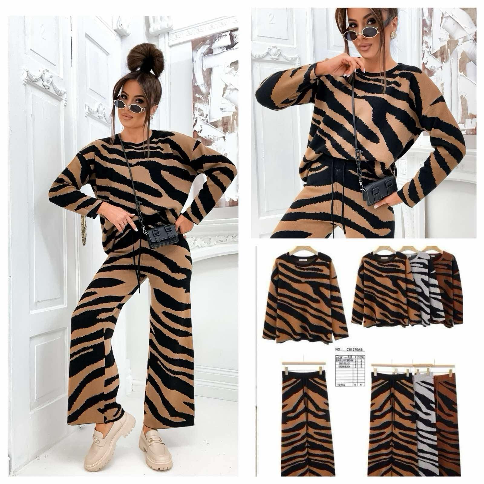 Komplet Sweter Damska