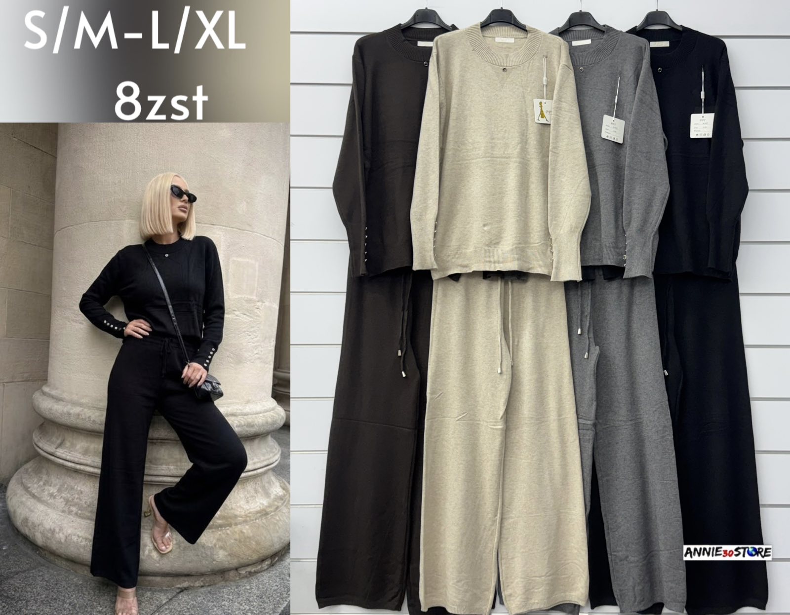 Komplet Sweter Damska