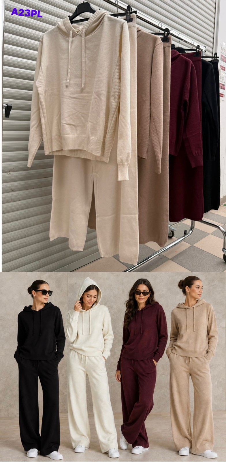 Komplet Sweter Damska