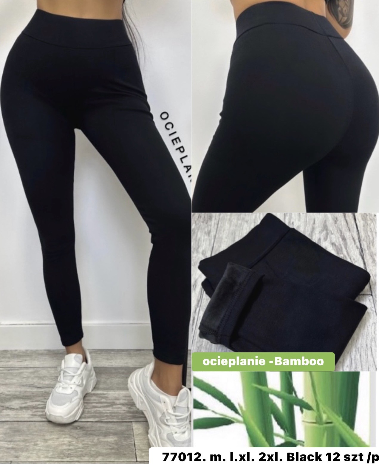 Legginsy Ocieplane Damska