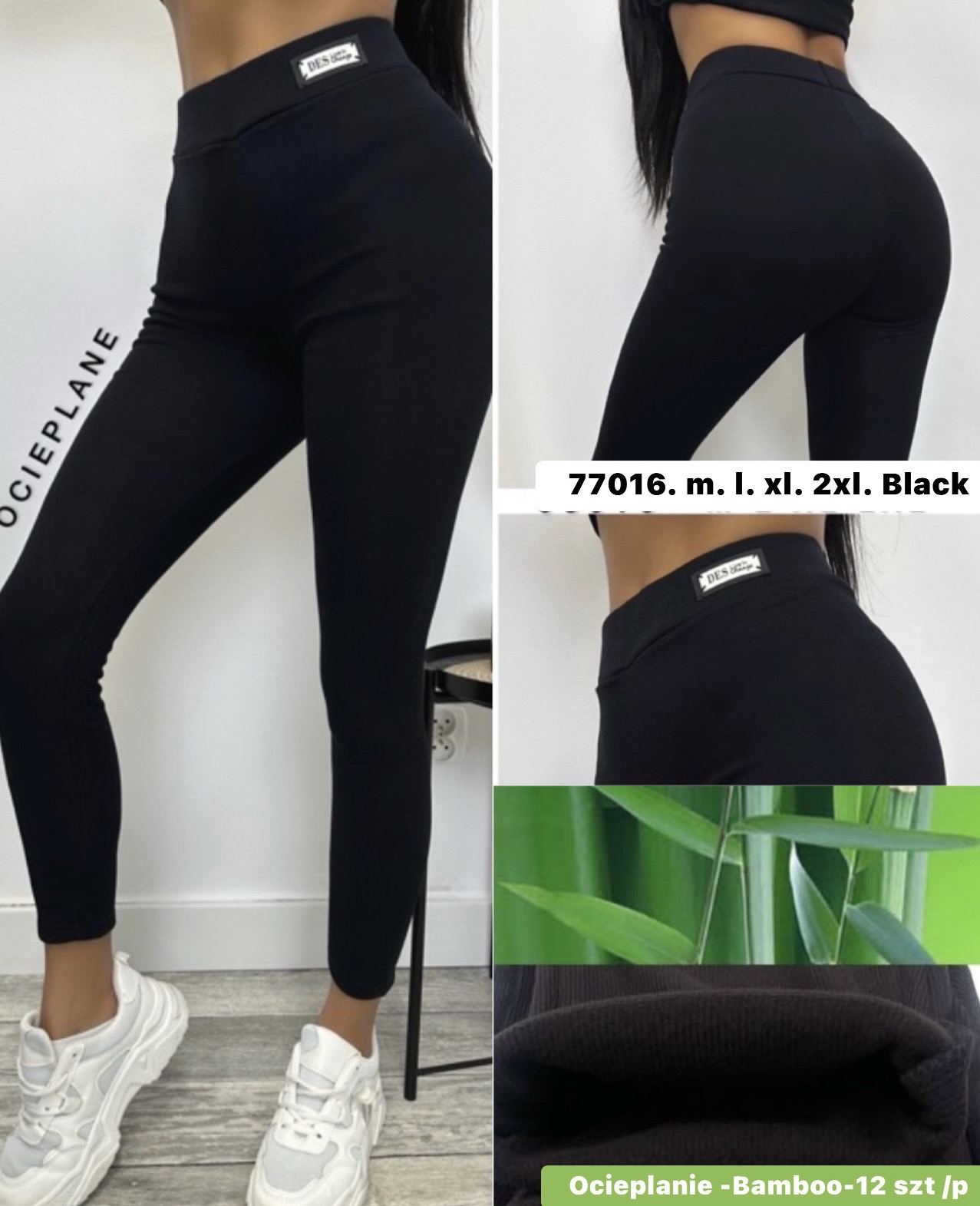 Legginsy Ocieplane Damska