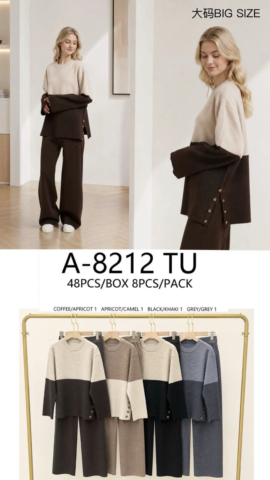 Komplet Sweter Damska