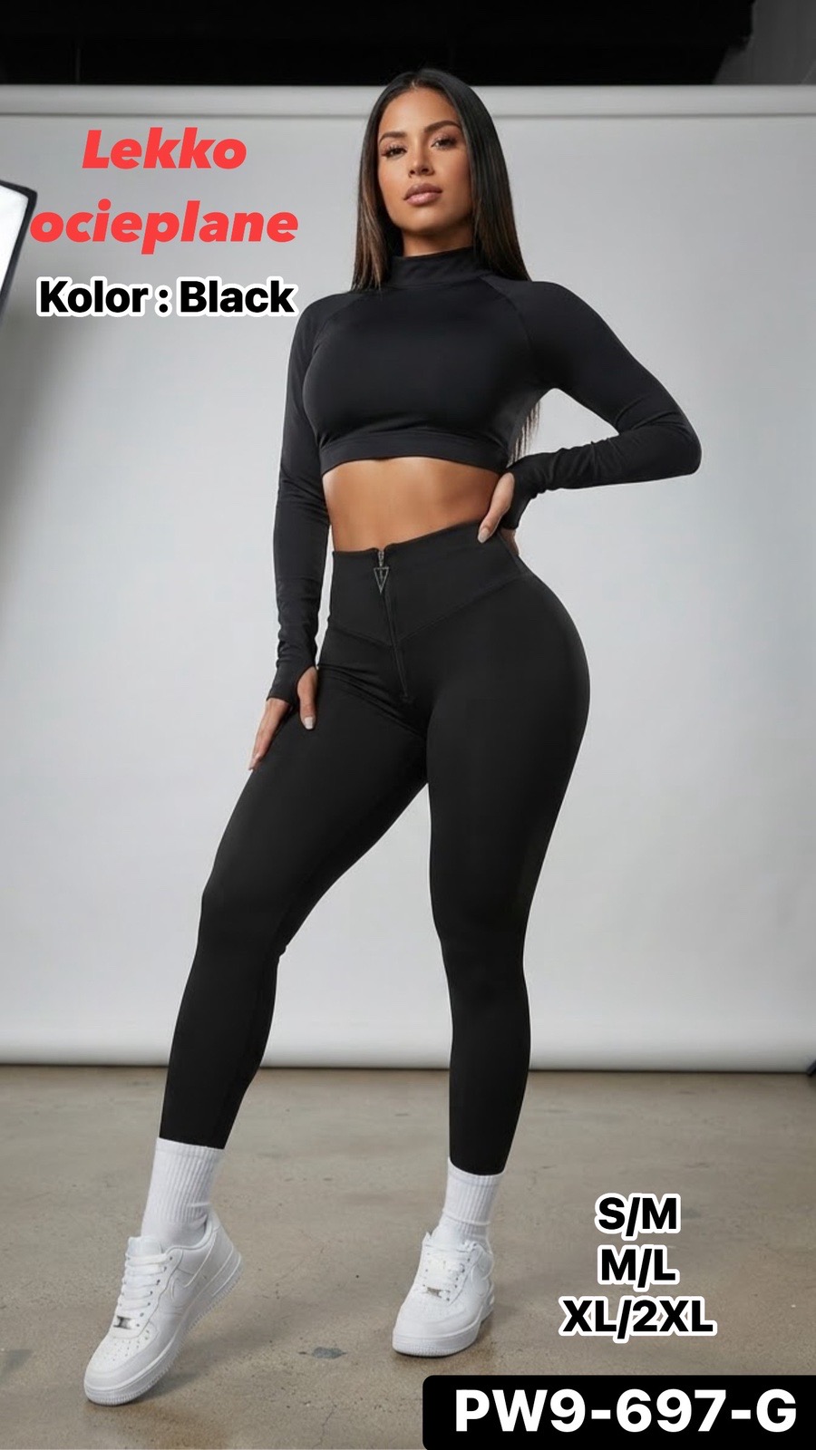Legginsy Ocieplane Damska